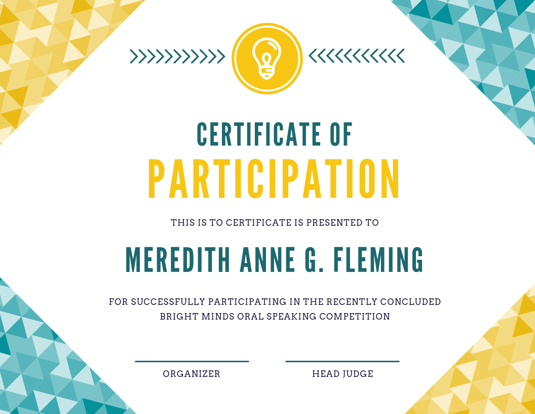 Certificate example Canva The Edublogger