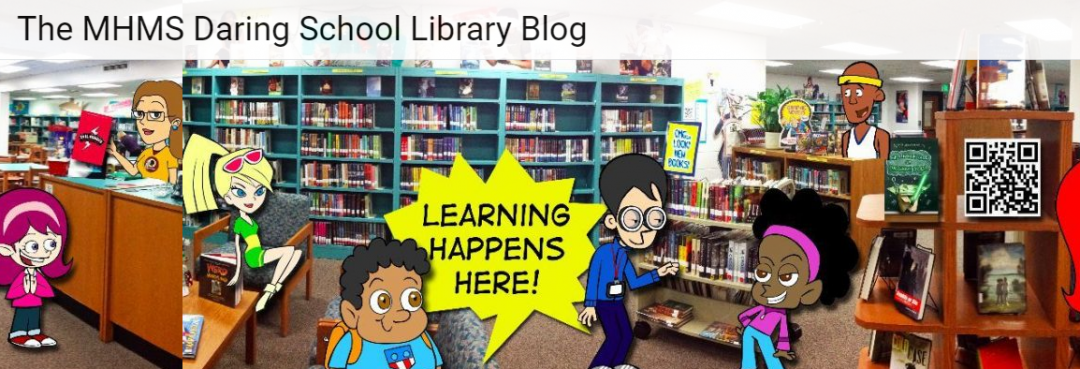 The MHMS Daring School Library Blog banner