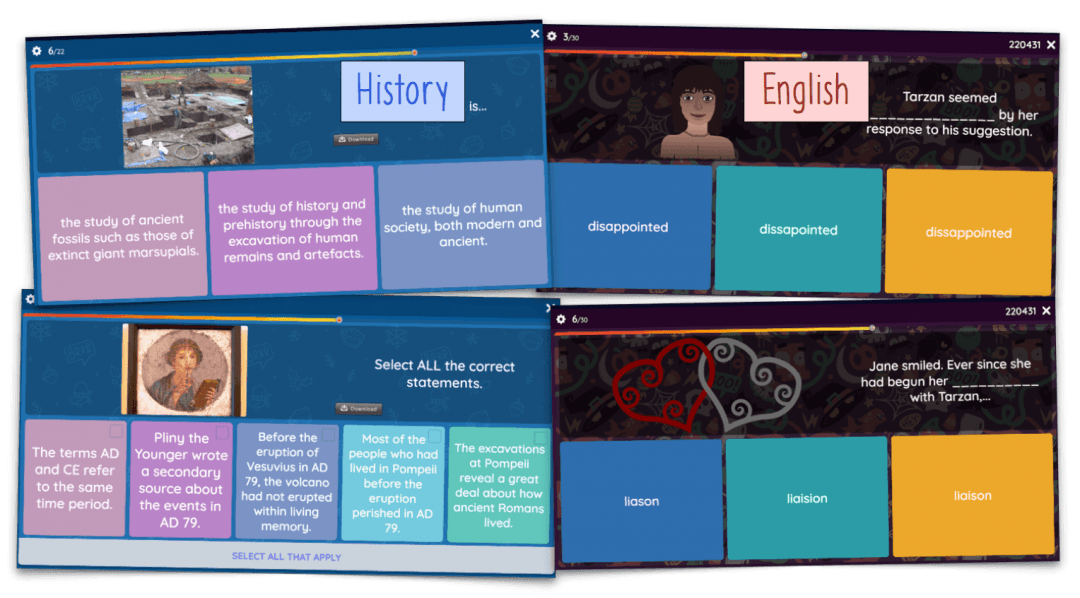 Quizizz example